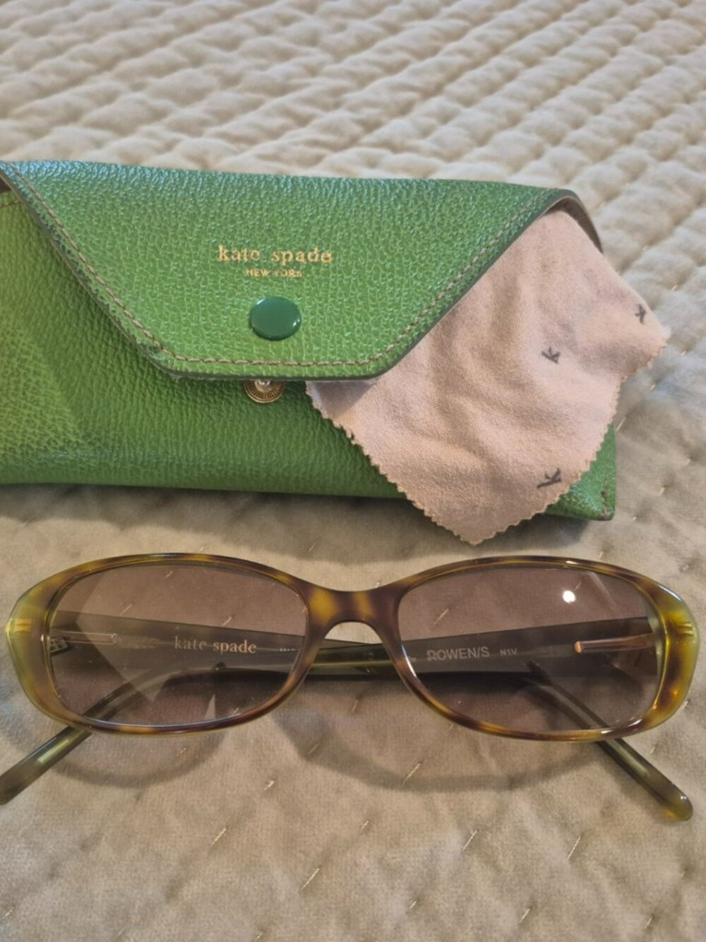 Vintage Kate Spade Rowens Sunglasses with Tortoiseshell Frame